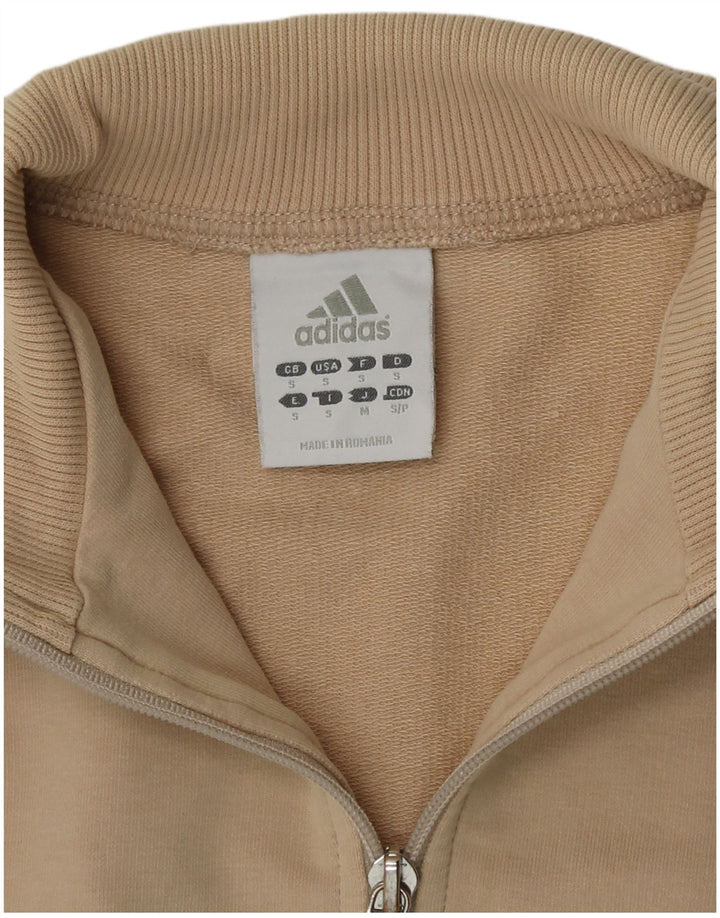 Γυναικεία αθλητική φόρμα Adidas Top Jacket UK 10 Small Beige