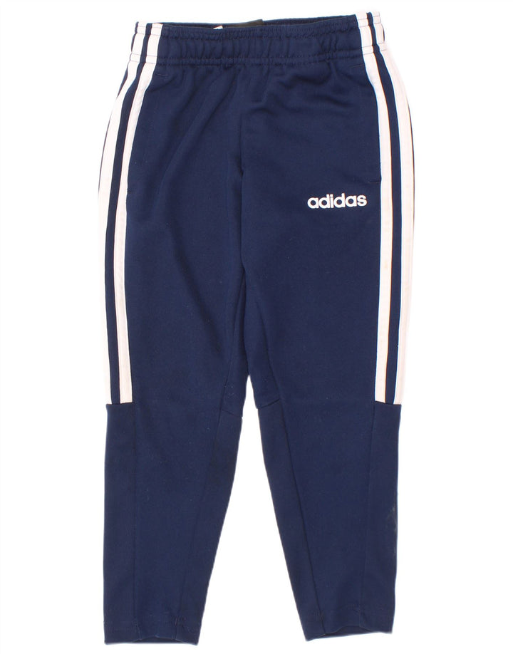 Παντελόνι αθλητικής φόρμας Adidas Boys Climalite 3-4 ετών Navy Blue Polyester