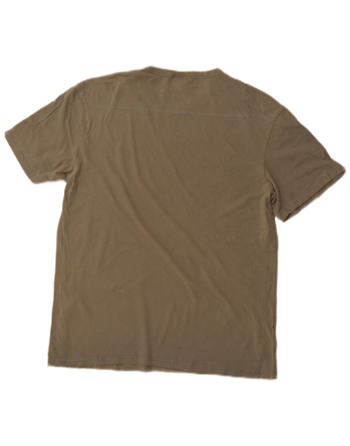 Ανδρικό T-Shirt JACK & JONES Τοπ μεγάλο χακί βαμβακερό