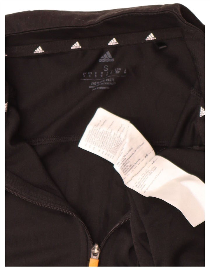 Adidas ανδρική φόρμα πουλόβερ με φερμουάρ Aeroready Top Small Black Polyester