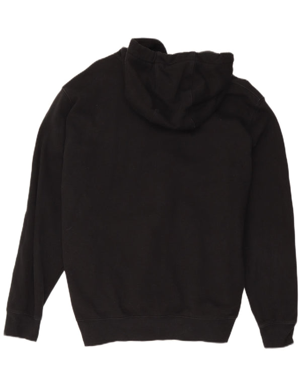 Nike Mens Graphic Hoodie Jumper XL Black Cotton