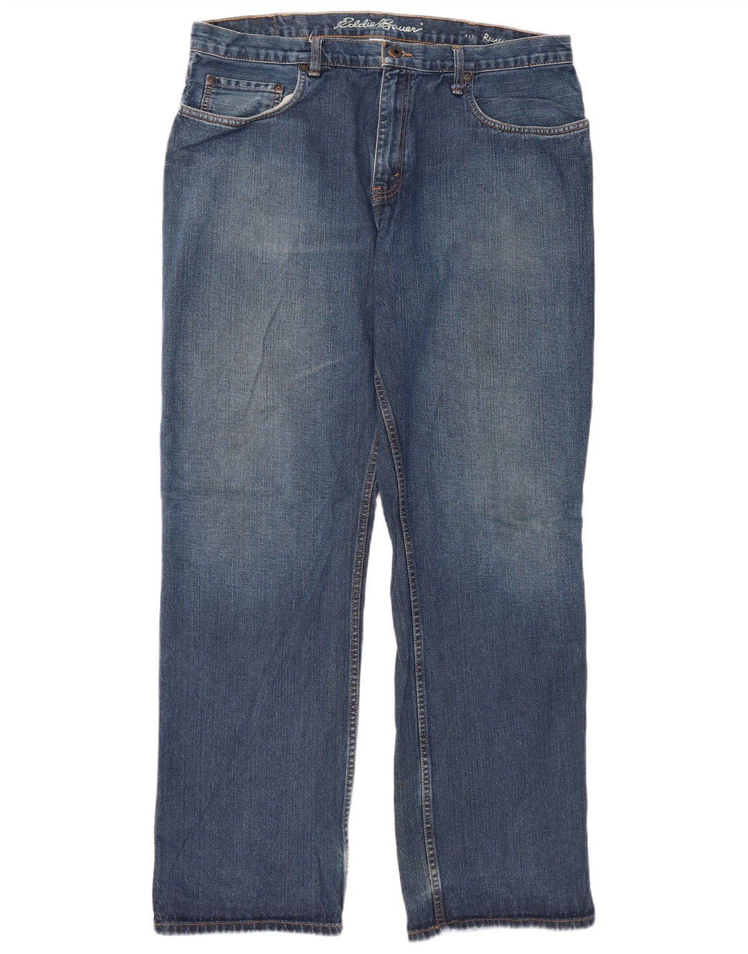 Eddie Bauer Ανδρικό τζιν ίσιο με χαλαρή εφαρμογή W38 L34 μπλε βαμβακερό