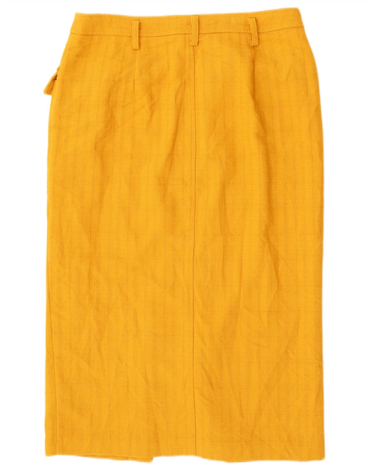 Marks & Spencer Γυναικεία Φούστα Cargo UK 14 Large W34 Yellow Polyester