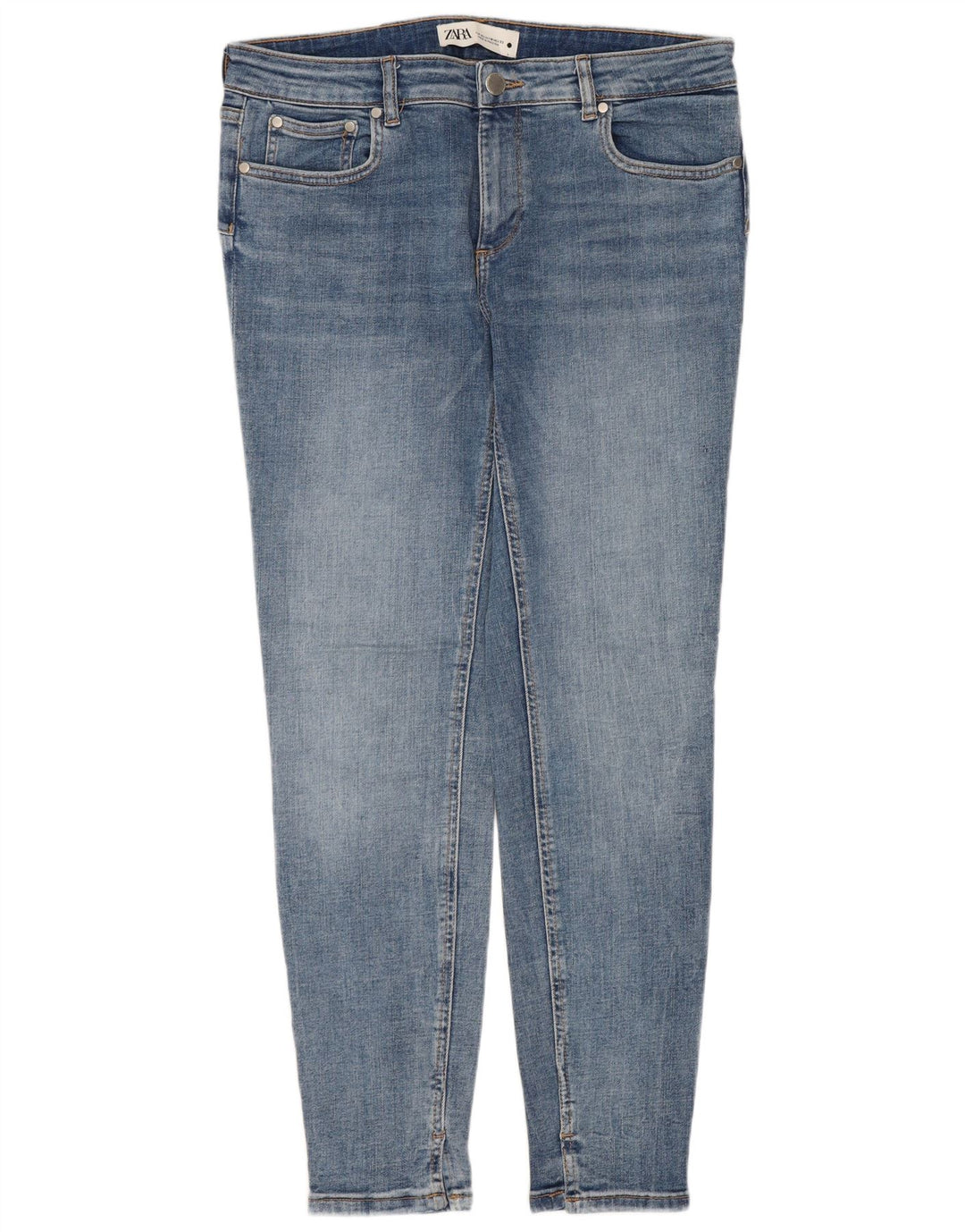 ZARA Γυναικείο Slim Jeans EU 42 Large W32 L28 Blue