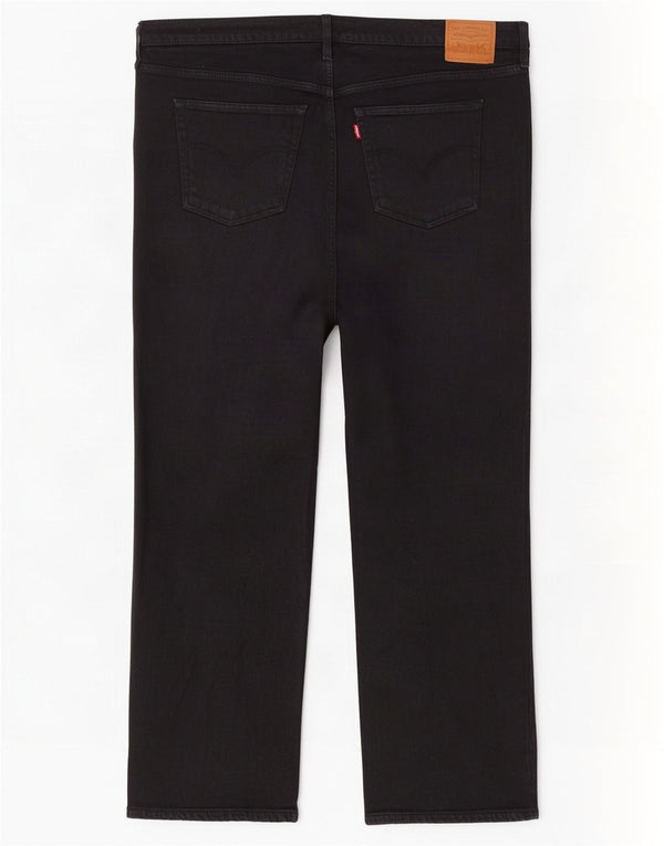 Γυναικείο Levi's Ribcage ψηλόμεσο τζιν US 20 3XL W40 L27 μαύρο