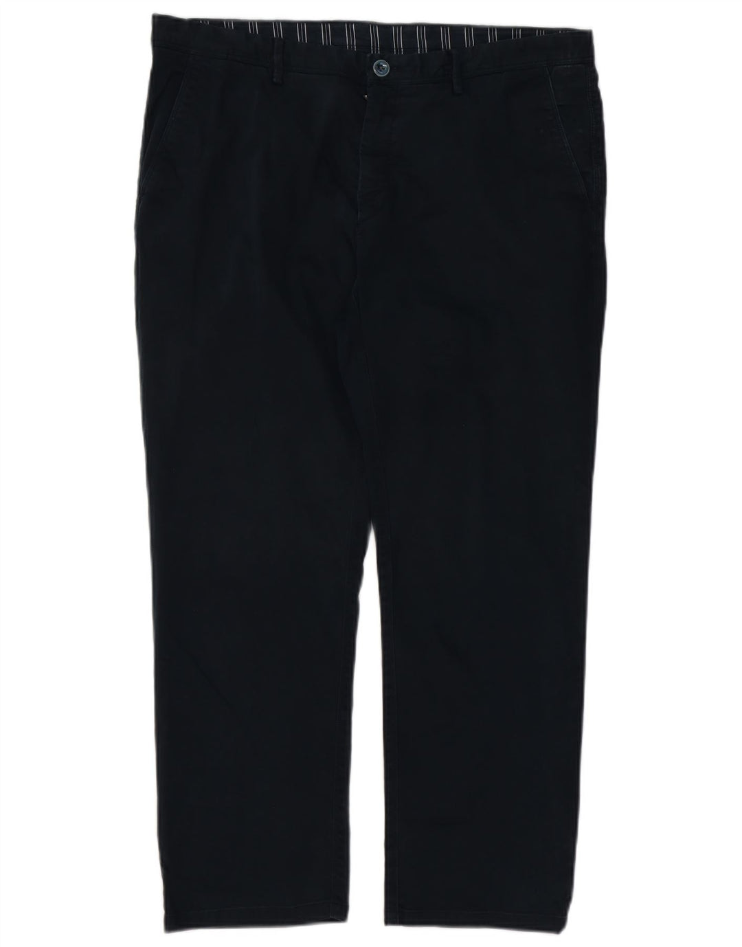 MASSIMO DUTTI Ανδρικό ίσιο παντελόνι Chino EU 46 XL W36 L27 Navy Blue