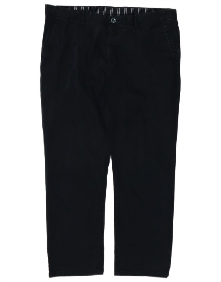 MASSIMO DUTTI Ανδρικό ίσιο παντελόνι Chino EU 46 XL W36 L27 Navy Blue