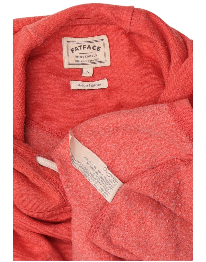 Fat Face Γυναικείο Hoodie Jumper UK 10 Small Red Polyester