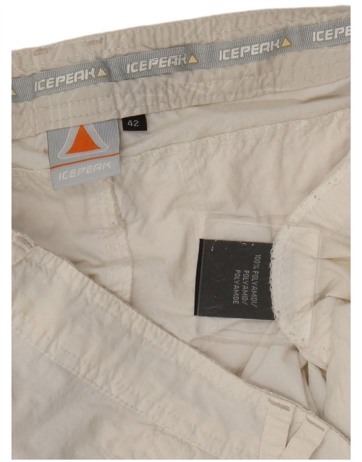 Icepeak Γυναικείο σορτς EU 42 Large W32 White Polyamide Sports