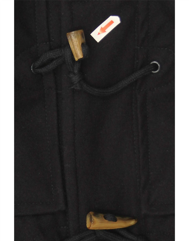 Ανδρικό παλτό Duffle με κουκούλα Ivy Oxford IT 54 2XL μαύρο πολυεστέρα