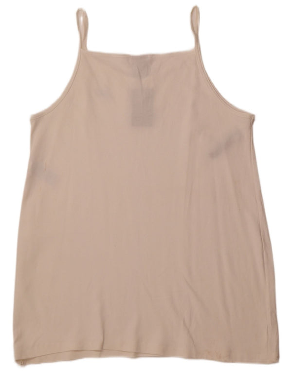 Γυναικείο τοπ NIKE Cami UK 18 XL από λευκό βαμβακερό