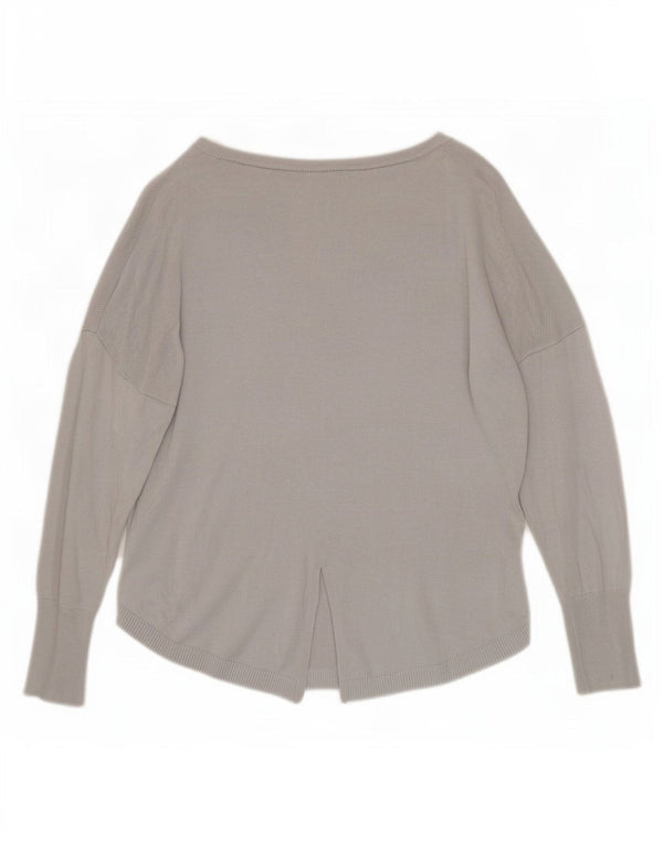 Γυναικείο πουλόβερ Oasis Boat Neck Jumper UK 10 Small Grey Viscose