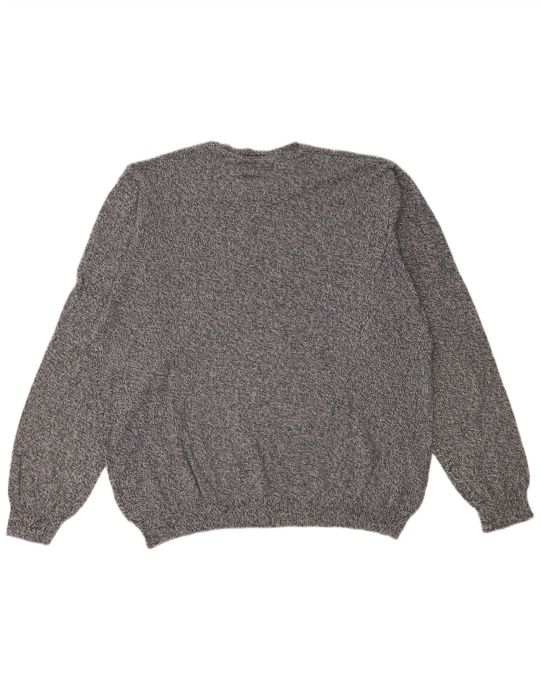 Marks & Spencer Ανδρικό πουλόβερ με λαιμόκοψη XL Navy Blue Flecked