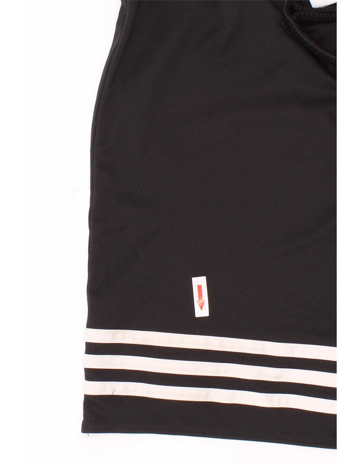 Adidas Boys Climalite σορτς 11-12 ετών μεγάλο μαύρο πολυεστέρα