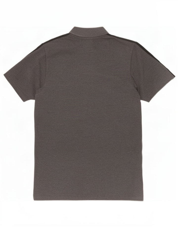 Ανδρικό πουκάμισο Adidas Climalite Polo, μεσαίο γκρι βαμβακερό