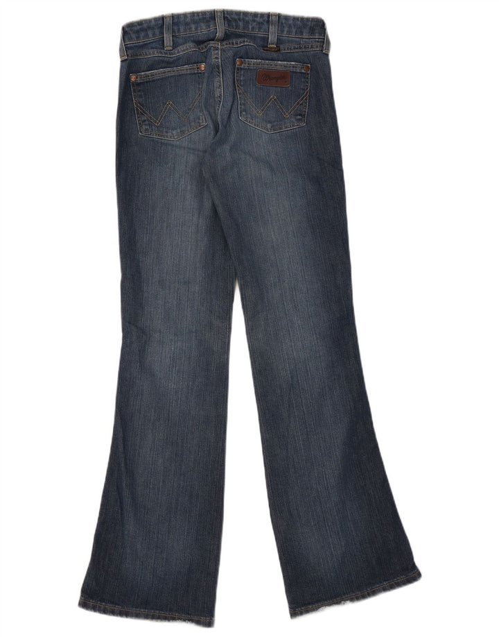 Wrangler Womens Eve Bootcut Jeans W28 L32 Μπλε βαμβακερό