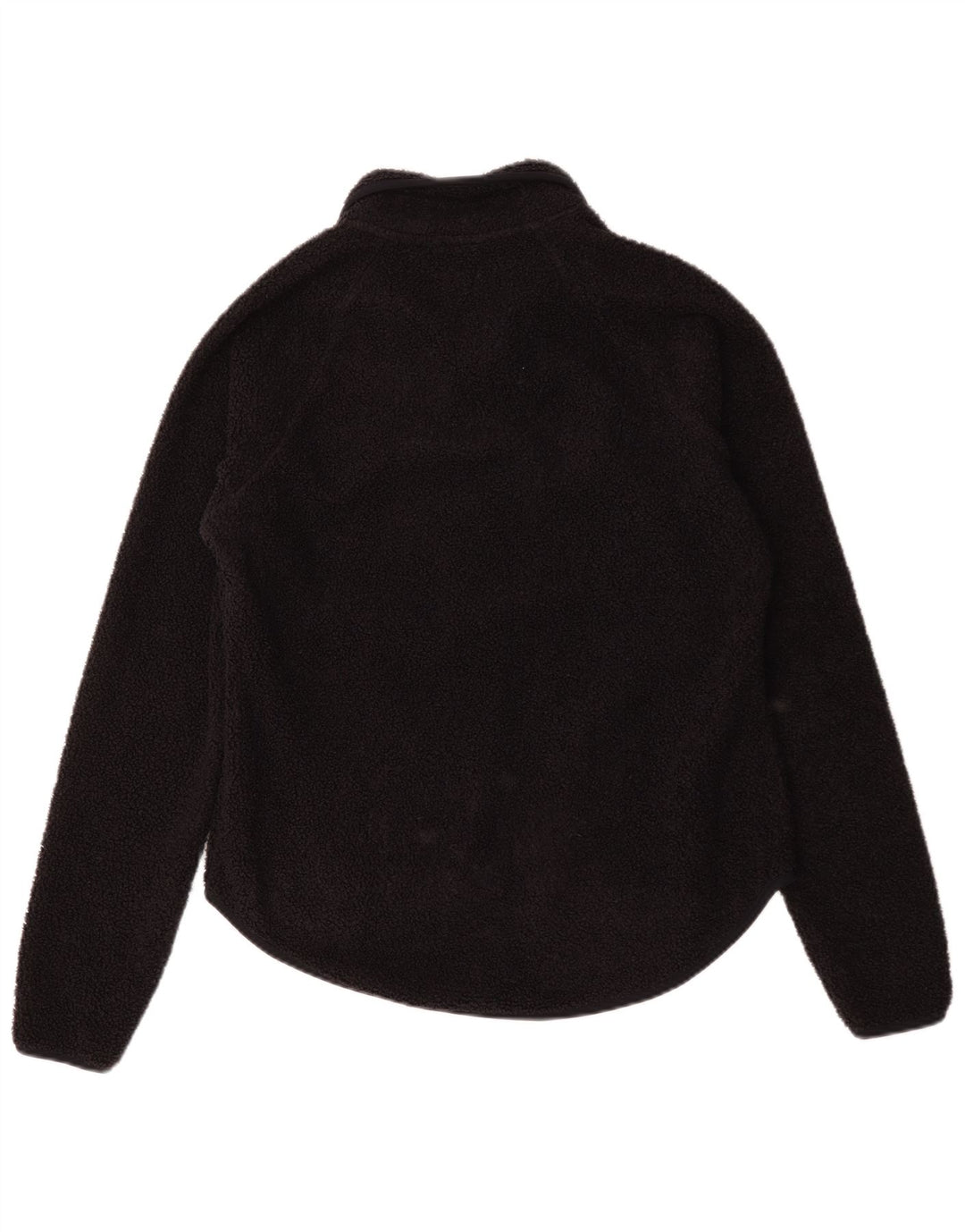 Vintage Γυναικείο Fleece Jacket UK 14 Medium Navy Blue