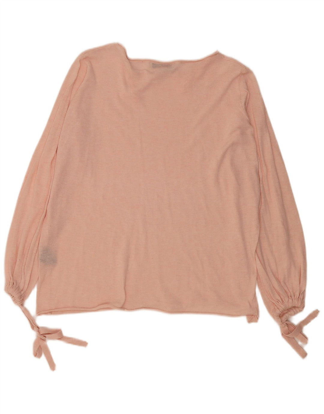 Zara Γυναικεία Μπλούζα Oversized Top UK 14 Medium Pink Polyester