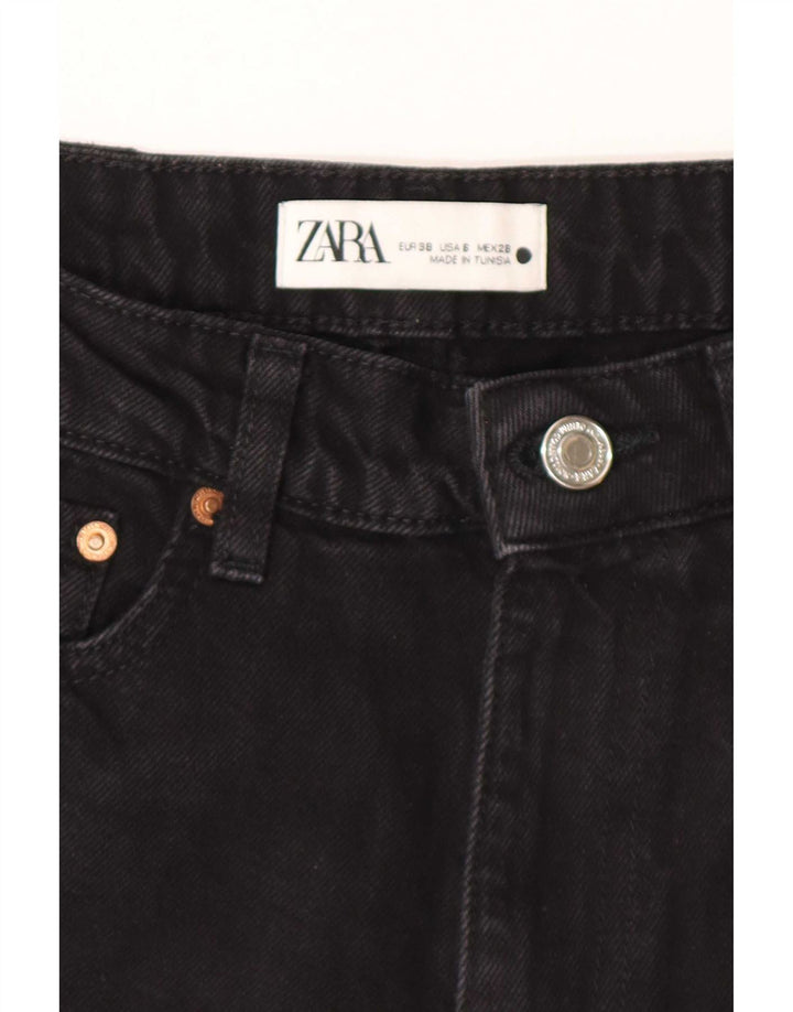 Zara Γυναικείο ίσιο τζιν EU 38 Small W28 L25 Μαύρο