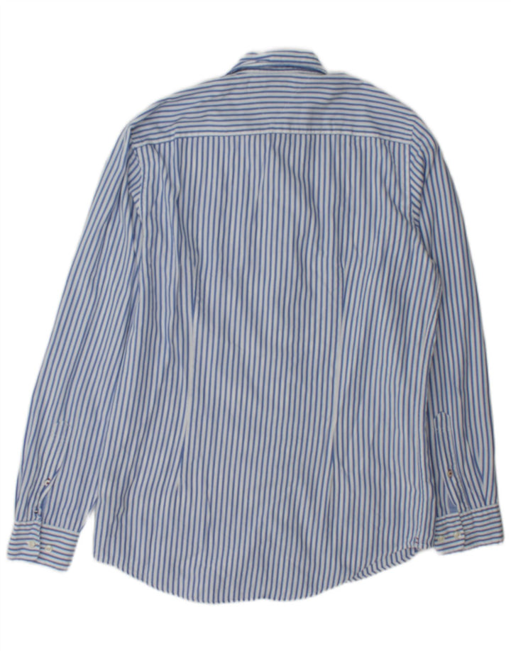 Ανδρικό πουκάμισο Tommy Hilfiger Slim Fit Βαμβακερό μεσαίο μπλε ριγέ