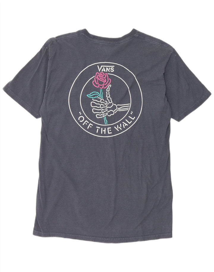 Ανδρικό γραφικό T-Shirt Vans Top Medium Navy Blue