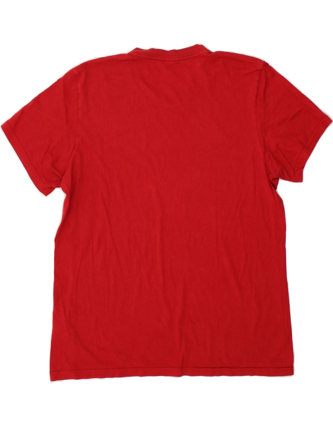 ADIDAS Mens T-Shirt Top Large Red Cotton Vintage Adidas and Second-Hand Adidas from Messina Hembry 