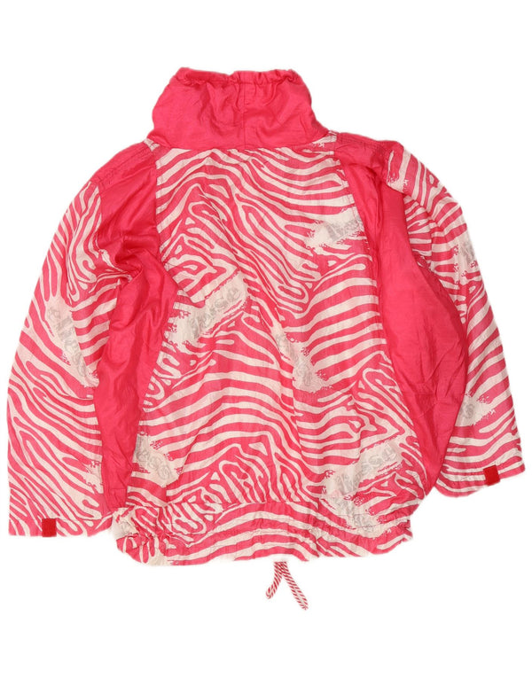 Ellesse γυναικεία πουλόβερ αθλητική φόρμα Top Jacket UK 22 3XL Pink Animal Print