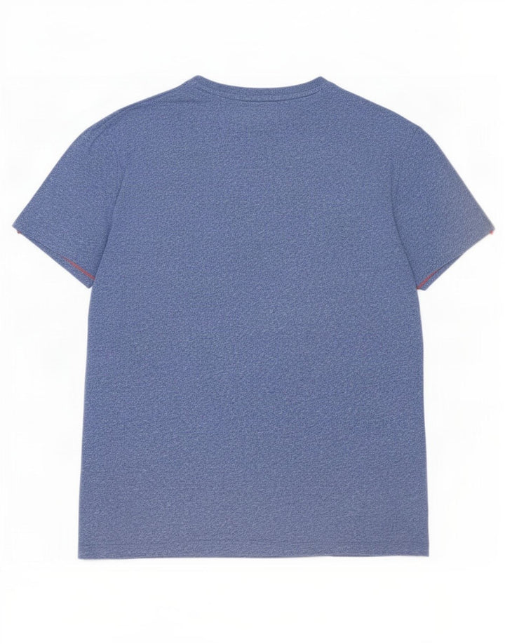 Ανδρικό T-Shirt Superdry Top Large Blue Flecked