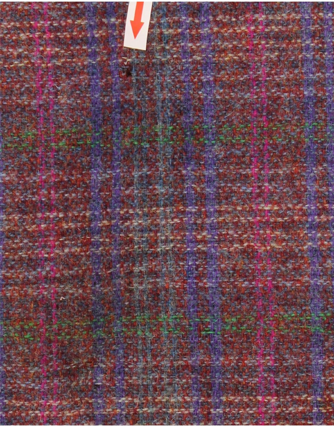 Γυναικεία μίντι φούστα Pitlochry UK 14 Medium W30 Πολύχρωμη μαλλί καρέ