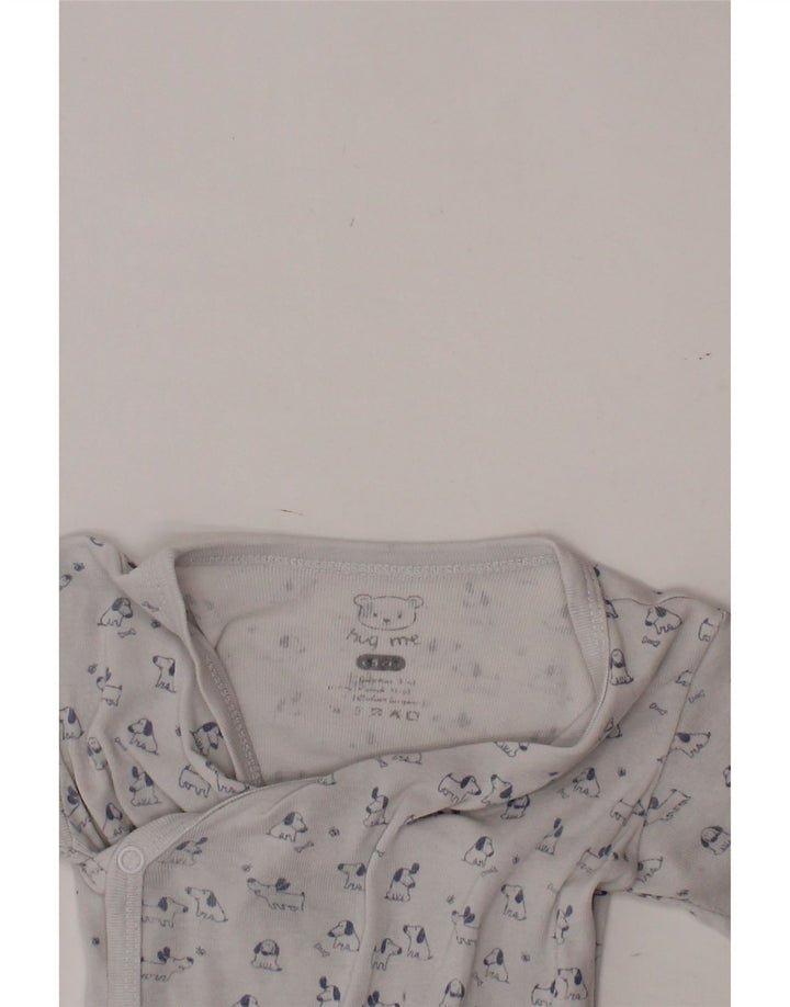 Φορμάκι VINTAGE Baby Boys Graphic 0-3 Μηνών Λευκό