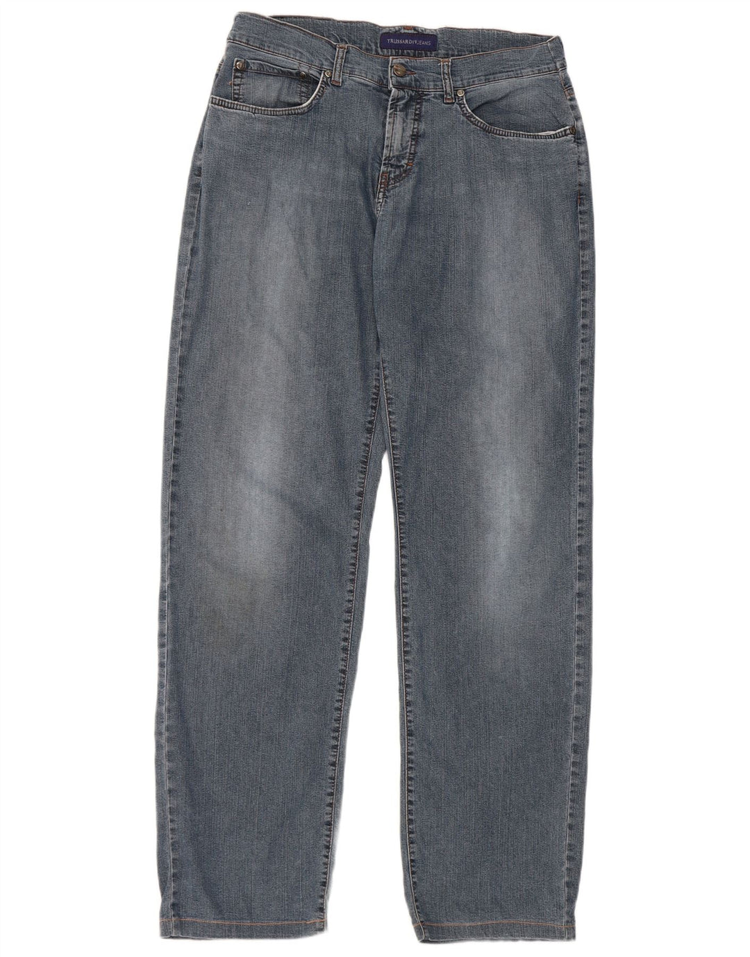Ανδρικό τζιν Trussardi ίσιο W34 L32 Μπλε βαμβακερό