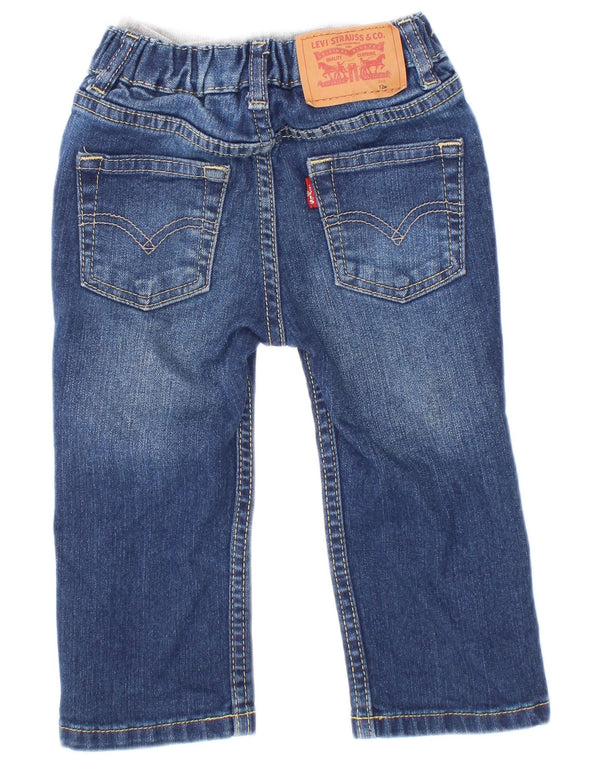 Levi's Baby Boys Straight Jeans 9-12 μηνών W18 L11 Μπλε βαμβακερό