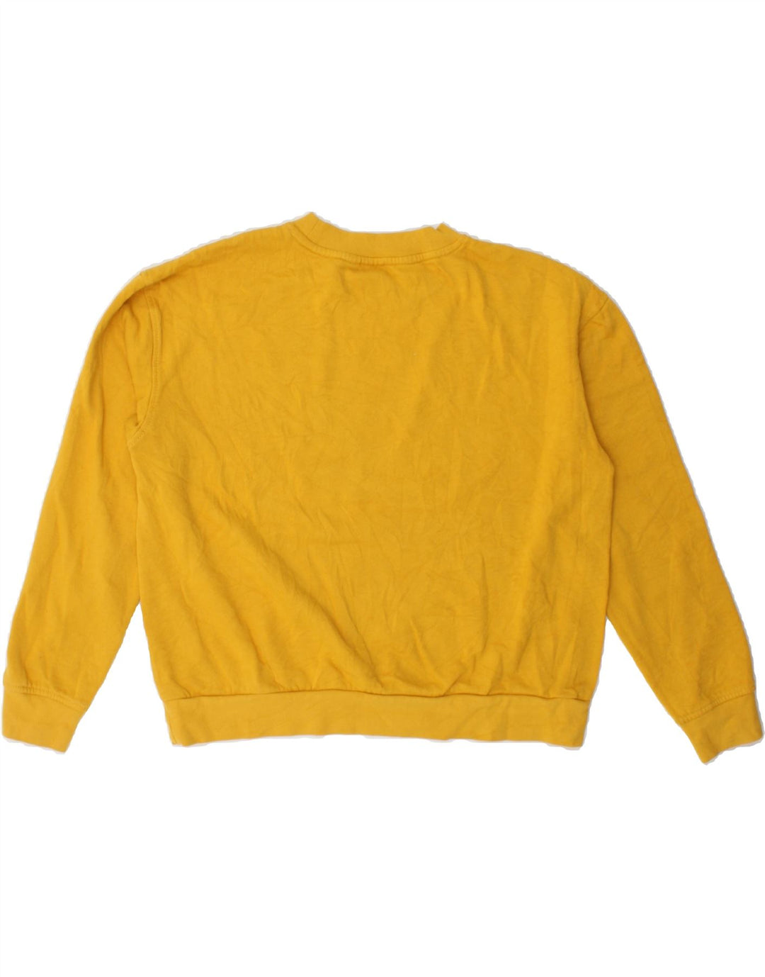 VANS Womens Oversized Graphic Sweatshirt Jumper UK 10 Small Yellow Cotton Vintage Vans and Second-Hand Vans from Messina Hembry 