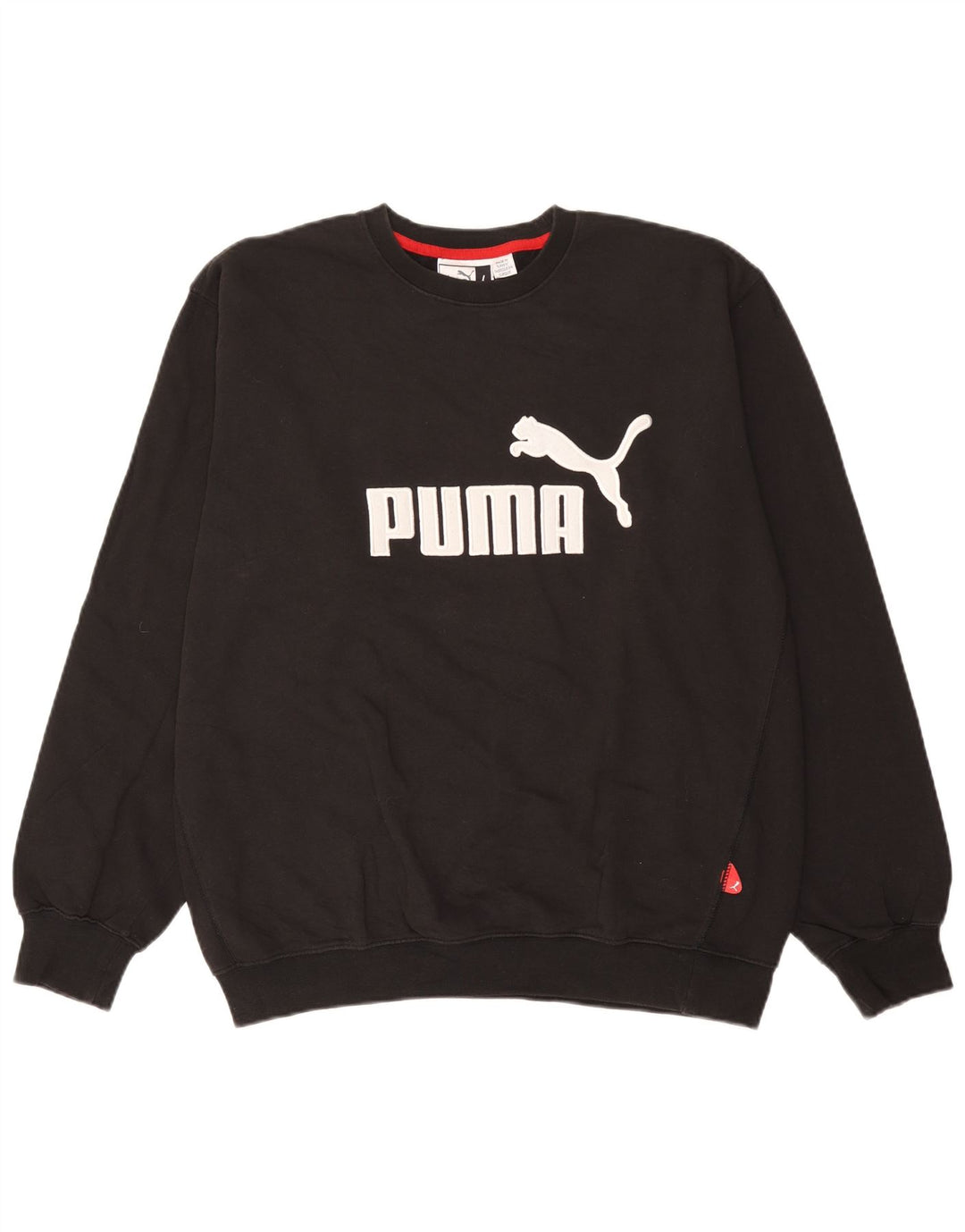 Ανδρικό γραφικό φούτερ Puma Jumper μεγάλο μαύρο βαμβακερό
