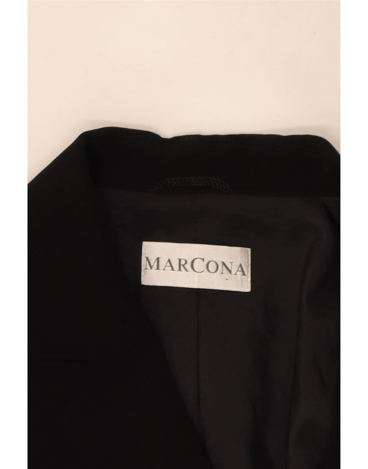 Marcona Γυναικείο μπουφάν blazer UK 16 μεγάλου μαύρου πολυεστέρα