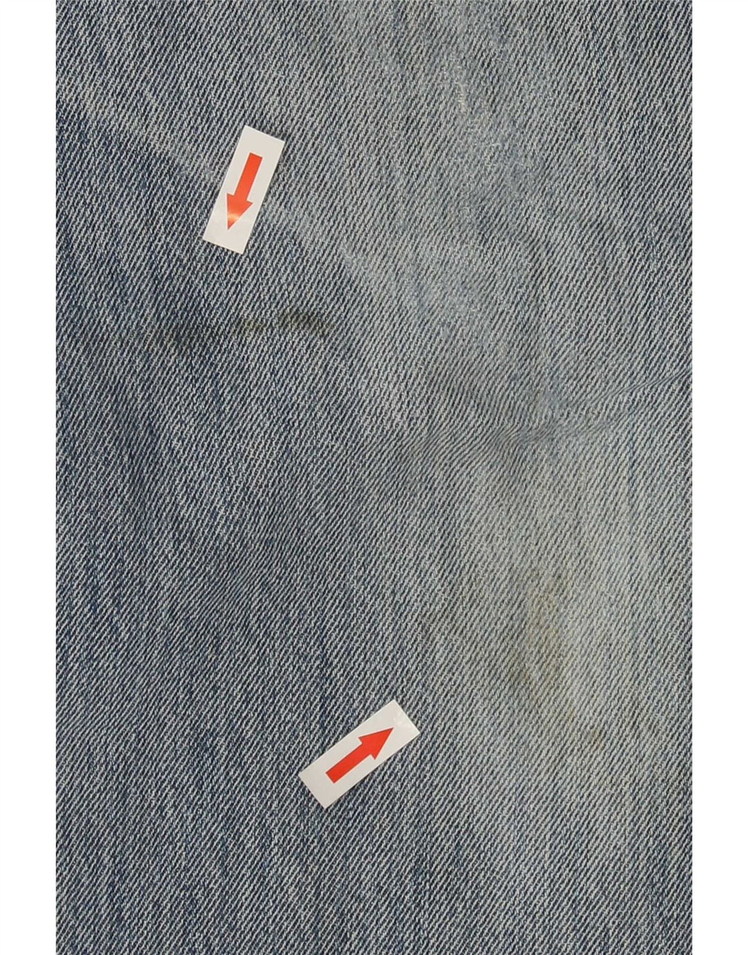 Levi's Mens 501 Distressed Straight Jeans W34 L32 Μπλε βαμβακερό