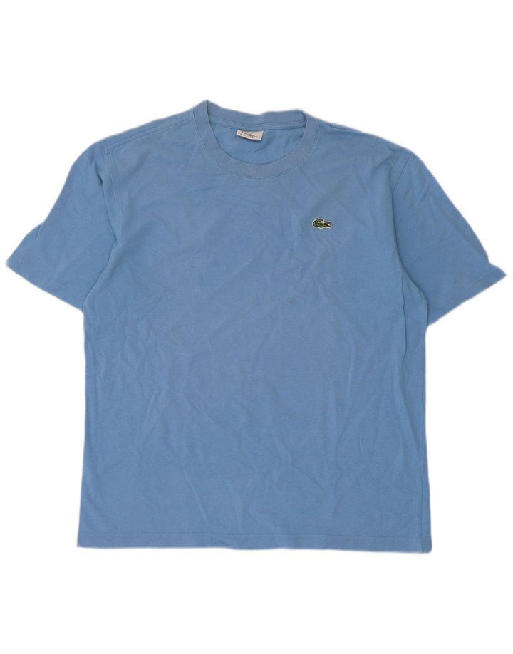 Ανδρικό T-Shirt Lacoste Top Size 4 Μεσαίο Μπλε Βαμβακερό