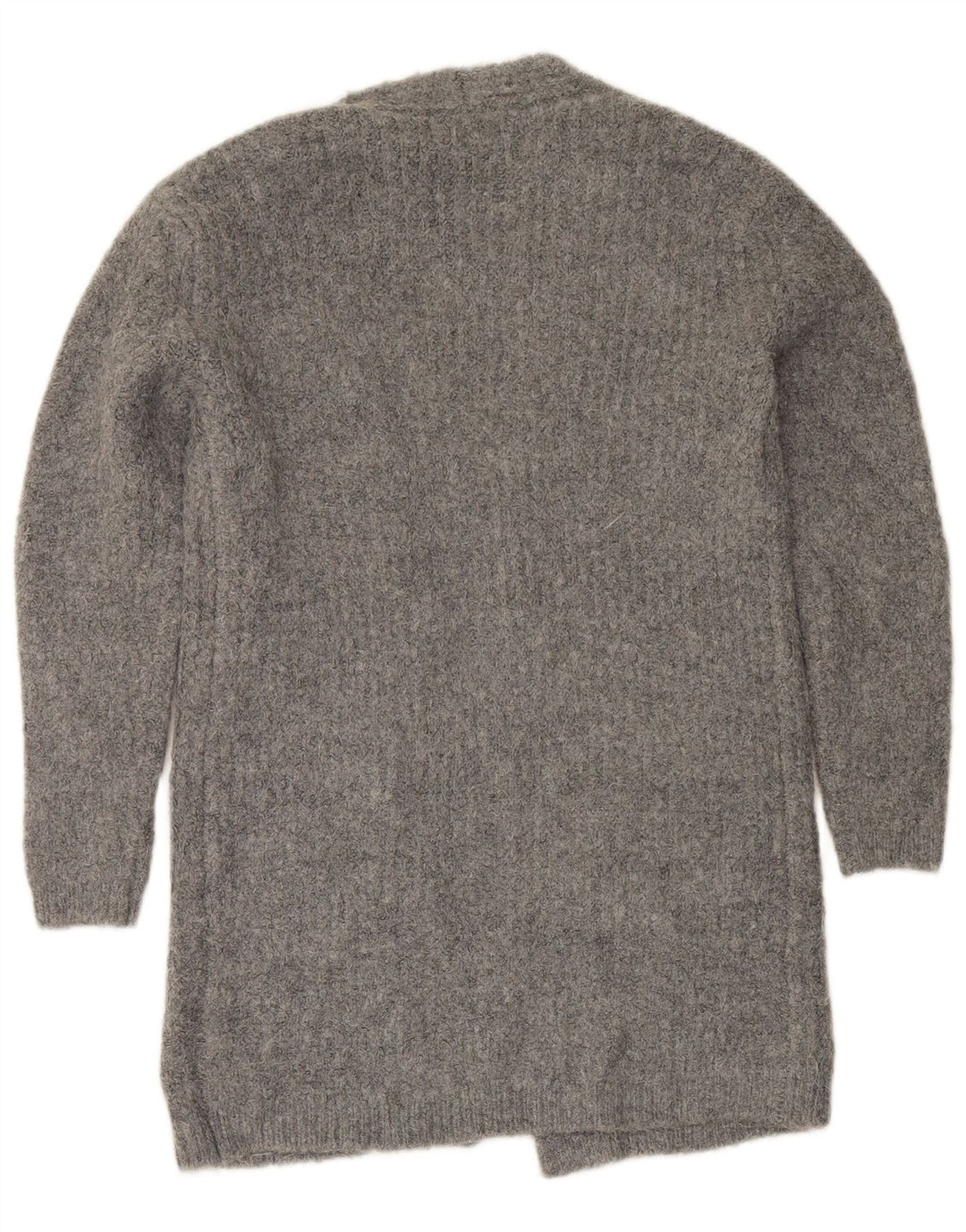 Marks & Spencer Γυναικείο Longline ανοιχτό πουλόβερ ζακέτα UK 10 Small Grey