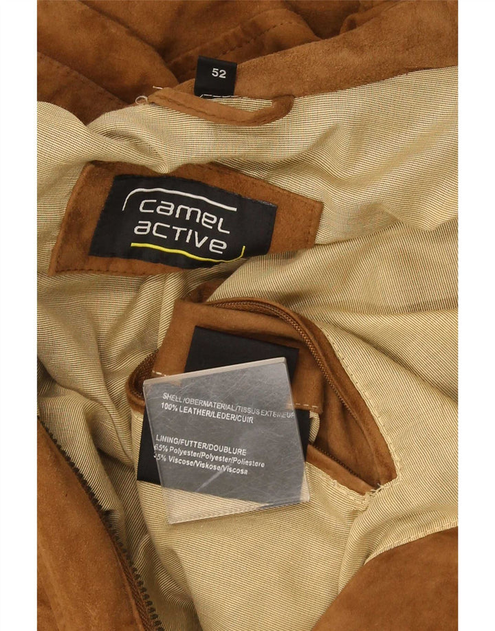 Camel Active Ανδρικό Suede Jacket UK 42 XL Καφέ Δερμάτινο