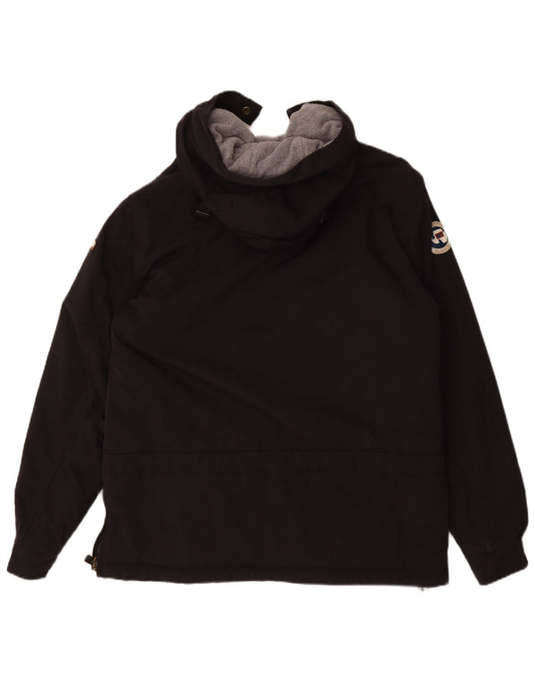 Napapijri Ανδρικό Γεωγραφικό Γραφικό Μπουφάν Anorak UK 40 Large Black