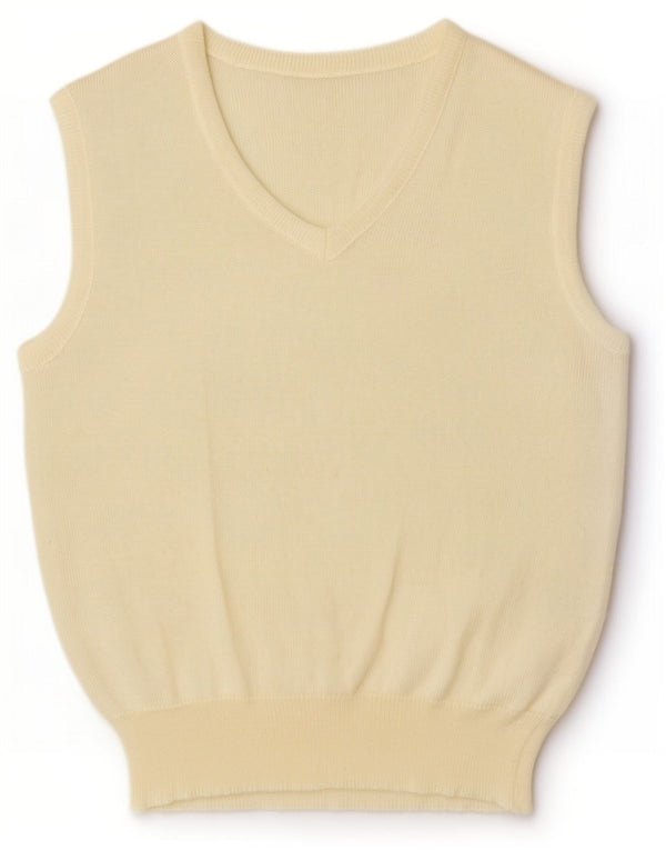 Vintage γυναικείο γιλέκο Tank Top EU 38 Medium Off White Viscose