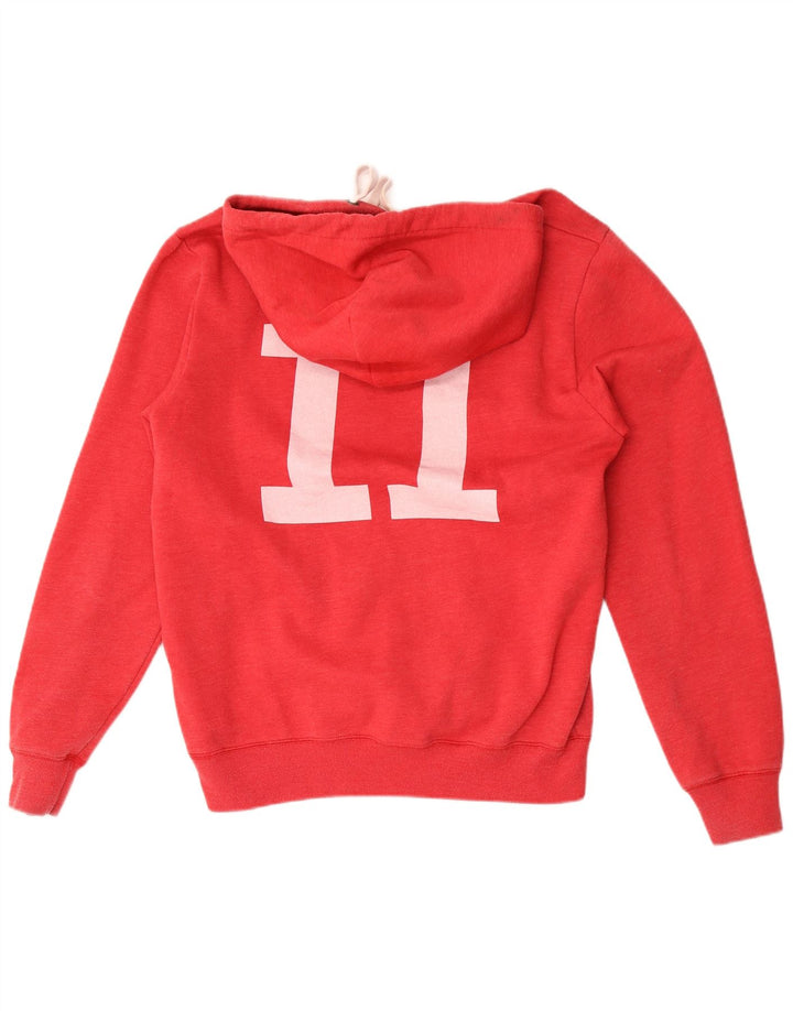 JACK WILLS Ανδρικό γραφικό μπλουζάκι με κουκούλα, μεσαίο κόκκινο βαμβακερό