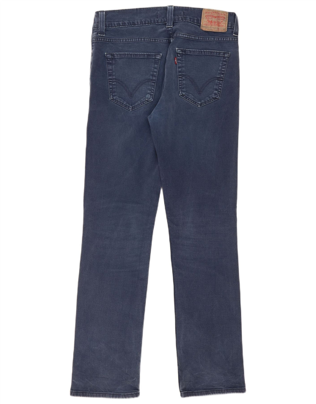 Levi's Womens 511 Slim Jeans W36 L34 Navy Blue Cotton