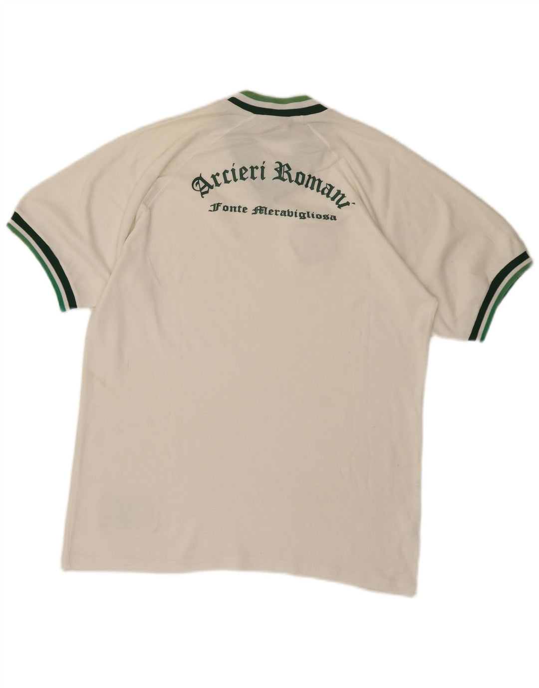 Champion Ανδρικό γραφικό T-Shirt Top Μεσαίο λευκό βαμβακερό