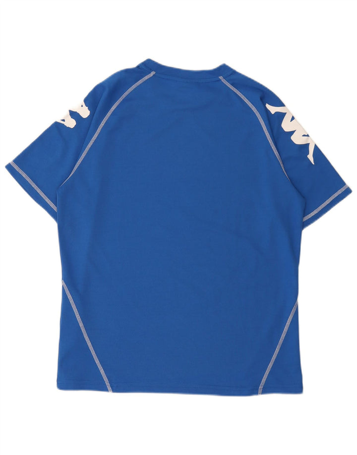 Ανδρικό γραφικό T-Shirt Kappa Top Large Blue Polyester