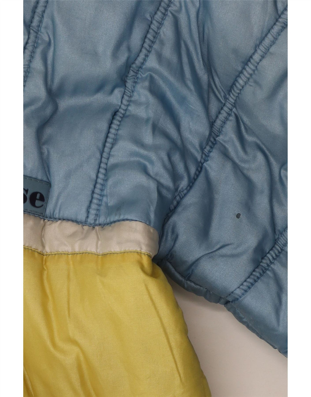 Ανδρικό μπουφάν Ellesse με κουκούλα με επένδυση UK 38 Medium Blue Colorblock Nylon