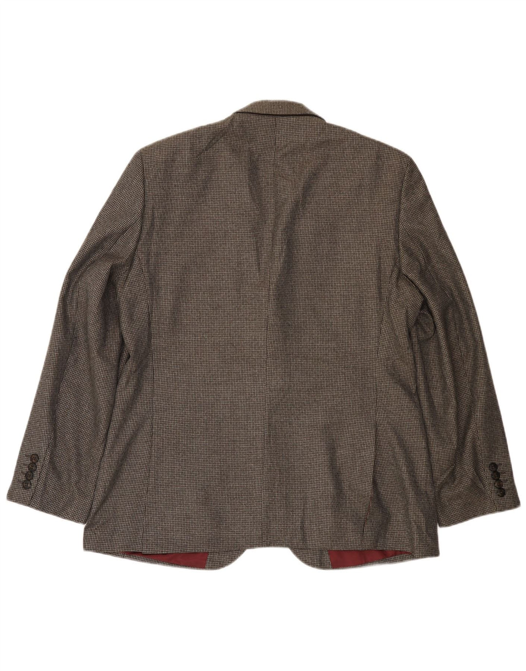 MARKS & SPENCER Ανδρικό σακάκι 2 κουμπιών UK 38 Medium Grey Houndstooth