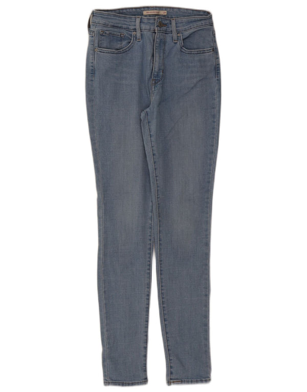 Levi's γυναικείο 721 ψηλό ψηλό στενό τζιν W28 L30 μπλε βαμβακερό
