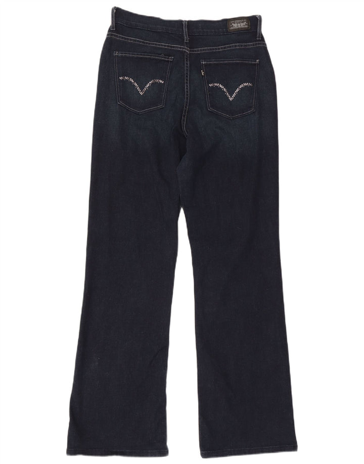 Levi's Womens 512 Bootcut Jeans US 12 Large W30 L31 Navy Blue