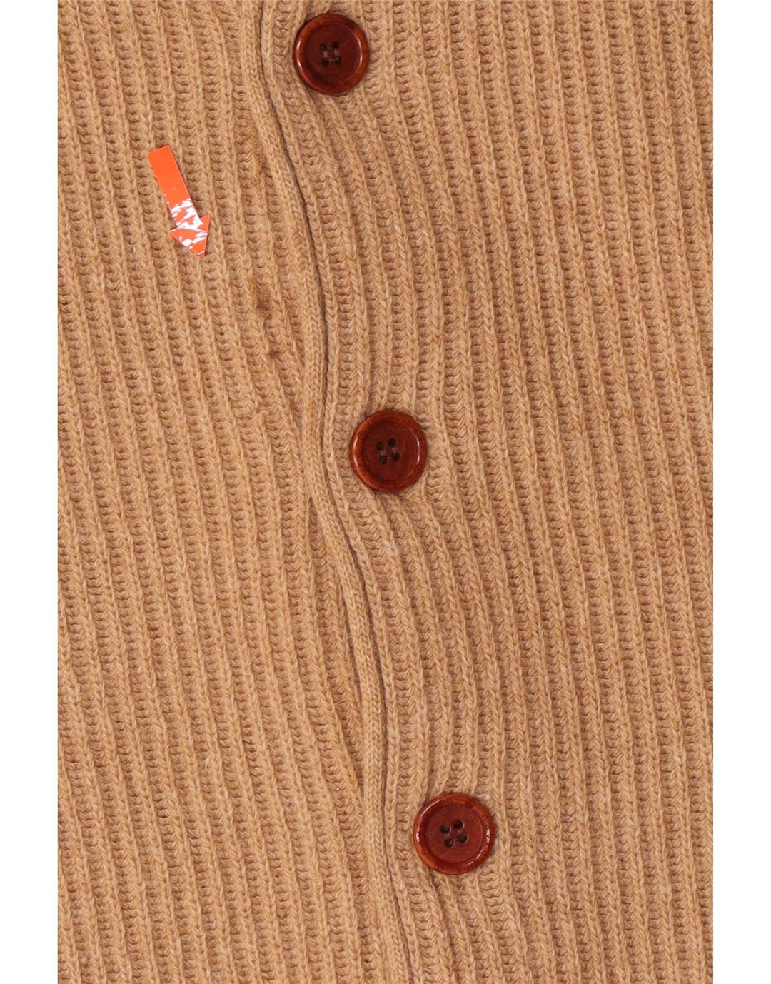 Ανδρικό πουλόβερ με ζακέτα Navigare Large Beige Lambswool